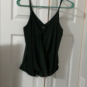 Lulus green flowy tank